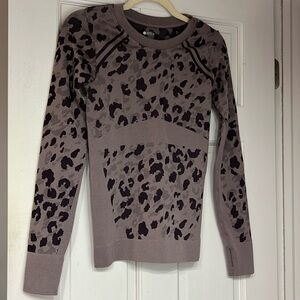 Zella stretch animal print long sleeve